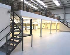 PASSHA design and build mezzanine warehouse solutions