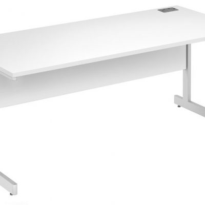 Fraction Plus Rectangular Desk White 1400X800X730