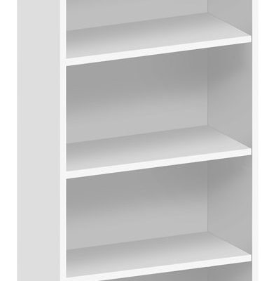 Fraction Plus Bookcase White 800X400X1600