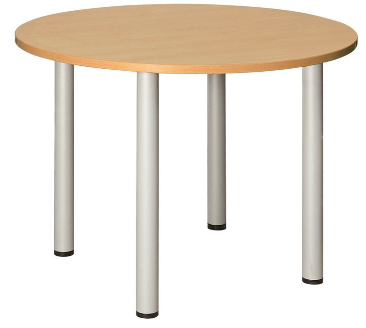Fraction Plus Circular Meeting Table Nova Oak