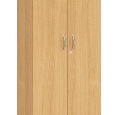 Fraction Plus Double Door Nova Oak Cupboard+3 Shelf