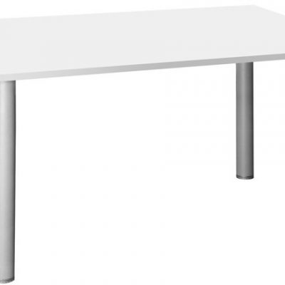 Fraction Plus Rectangular Meeting Table White