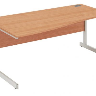 Fraction Plus L/H Wave Desk Beech