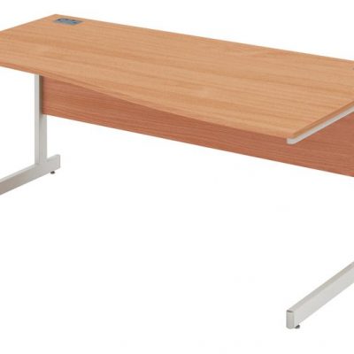 Fraction Plus R/H Wave Desk Beech