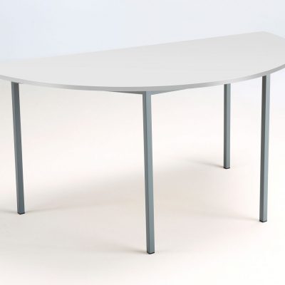 Eco 18 Semi Circle Table White 1500W X 750D X 726H