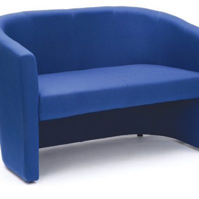 Encounter Tub Sofa In Blue Fabric