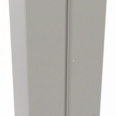 Essentials 1585mm Double Door Cupboard Goose Grey