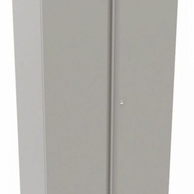 Essentials 1985mm Double Door Cupboard Goose Grey