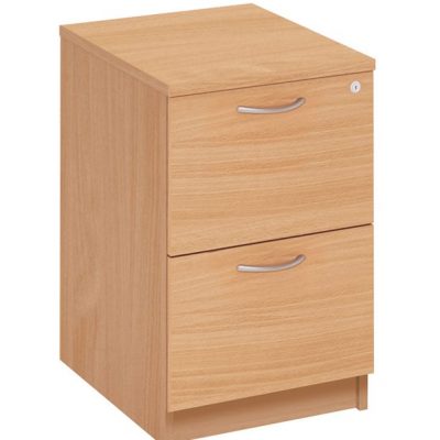 Fraction Plus 2 Drawer Filing Cabinet Beech