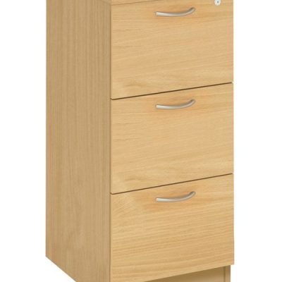 Fraction Plus 3 Drawer Filing Cabinet Nova Oak
