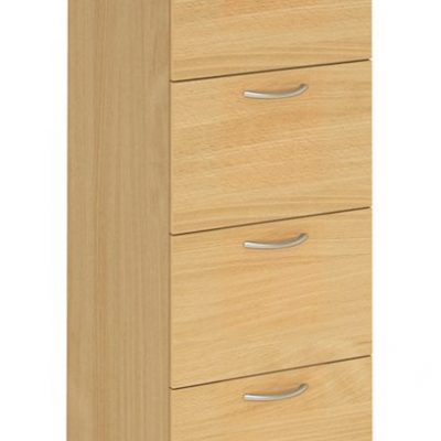 Fraction Plus 4 Drawer Filing Cabinet Nova Oak