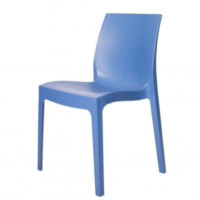 Stacking Polypropylene Chair Blue 810 X 52 X 54