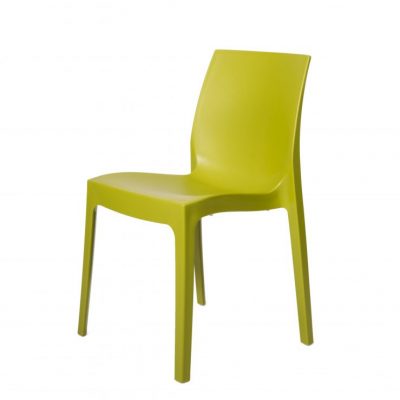 Stacking Polypropylene Chair Green 810 X 52 X 54