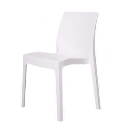 Stacking Polypropylene Chair White 810 X 52 X 54