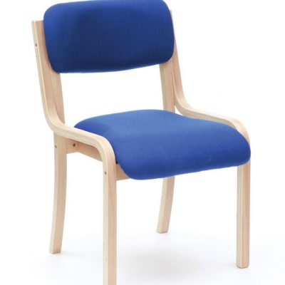 Turner Wood Stack Side Chair Blue