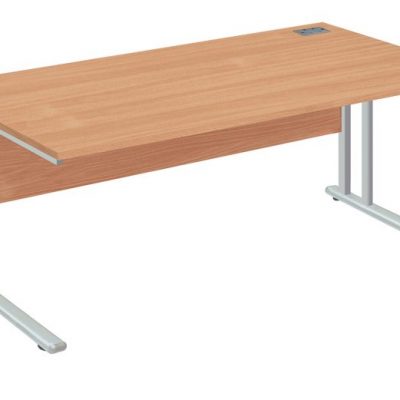 Fraction 2 Rectangular Desk Beech 1400X800X730