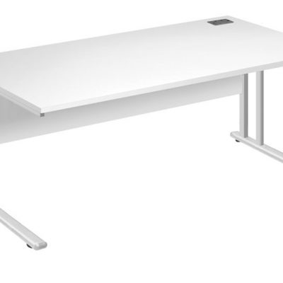 Fraction 2 Rectangular Desk White 1200X800X730