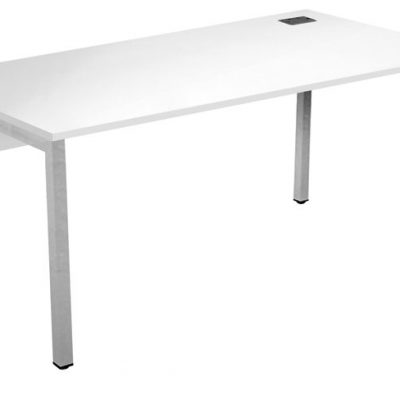 Fraction 3 Rectangular Desk White 1800X800X730