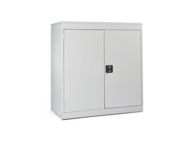 Empty Half Height Cupboard with Louvre Panel